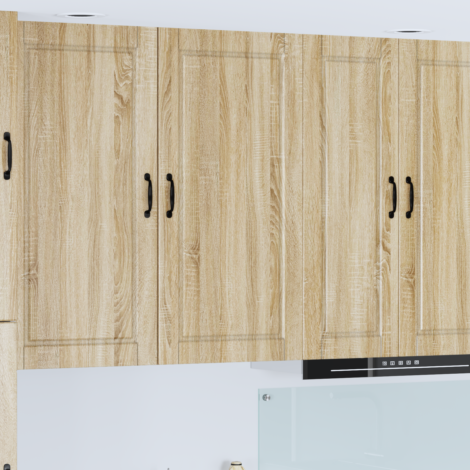Virtuves skapis ar plauktu, ozolkoks Sonoma, 50 x 31 x 100 cm
