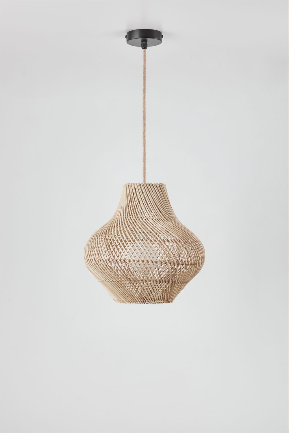 Gaismeklis FIBRANO, medus un melns, 35 cm