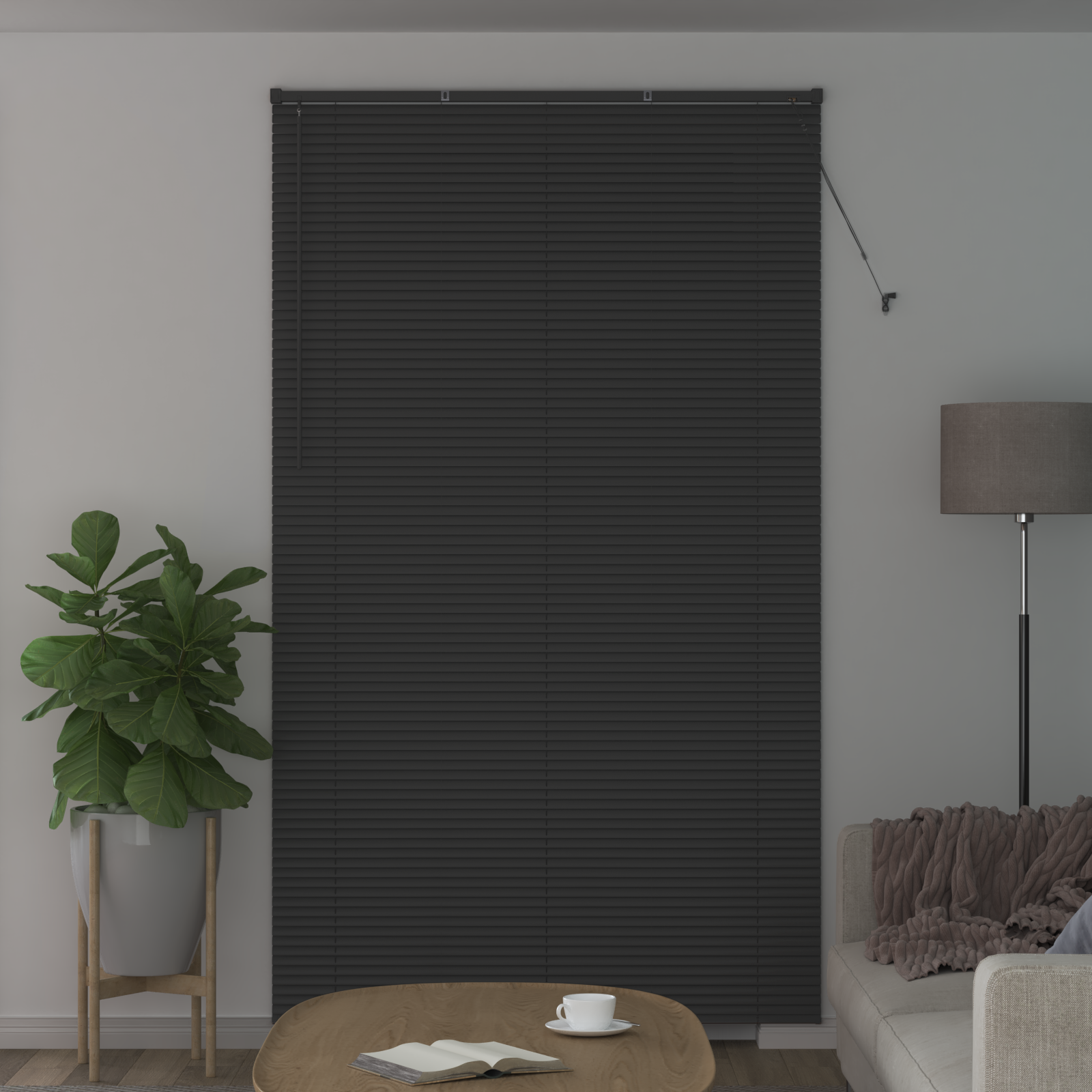 Venecijos žaliuzės Sidabrinė Pilka 213 x 150 cm PVC