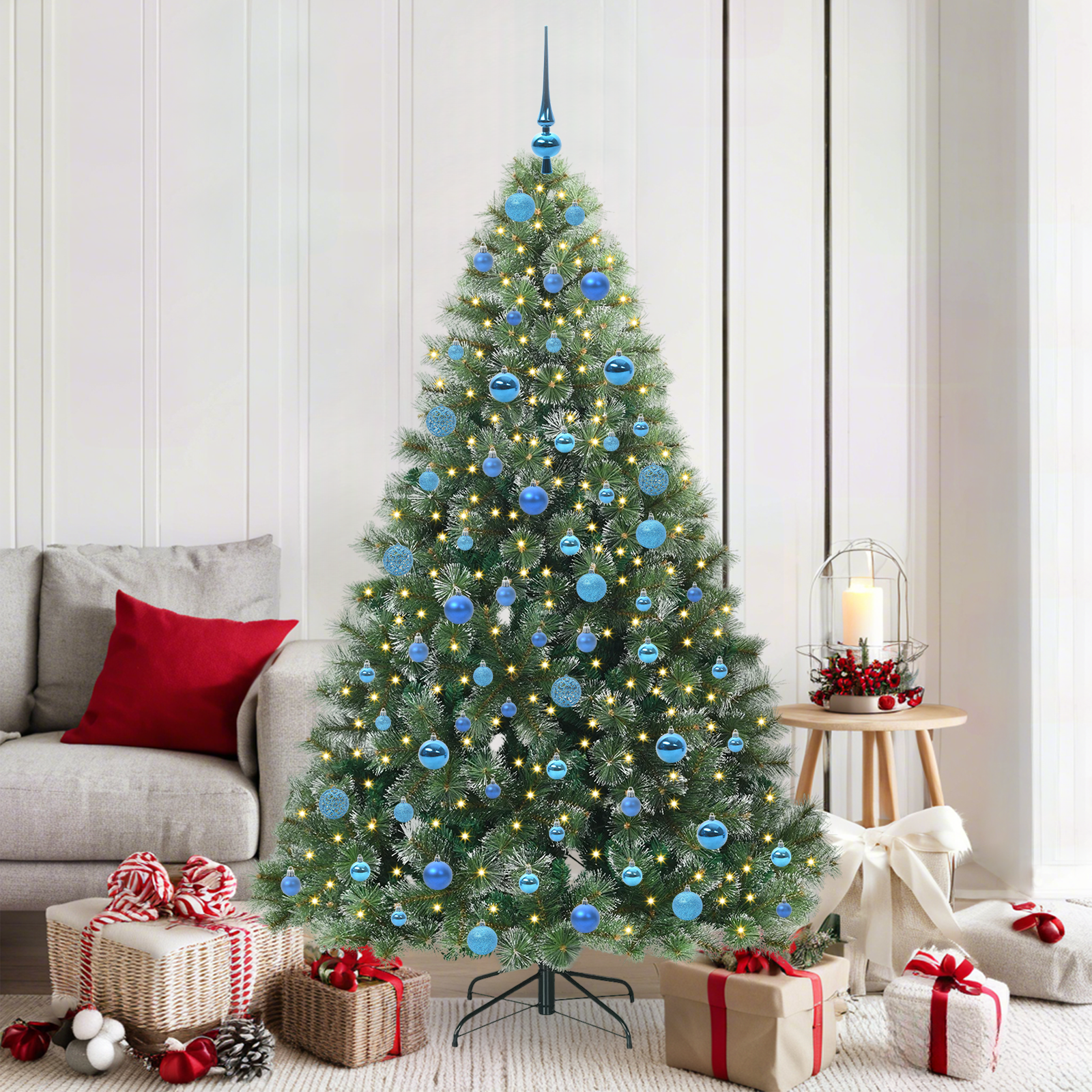 Dirbtinė Kalėdų eglutė DREAM BLOOM, su 300 LED Žalia 180 cm.  ir
