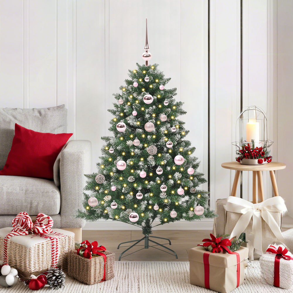 Artificial Christmas tree Green 120 cm PVC, plastic and steel