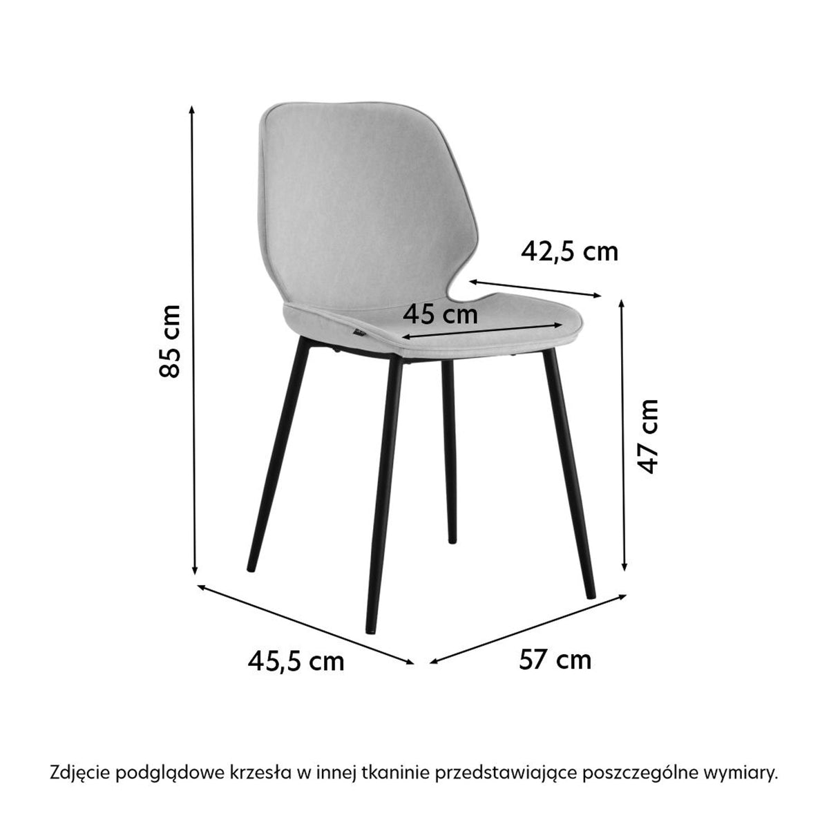 Kėdės RYANE šoninės sienelės vaizdas