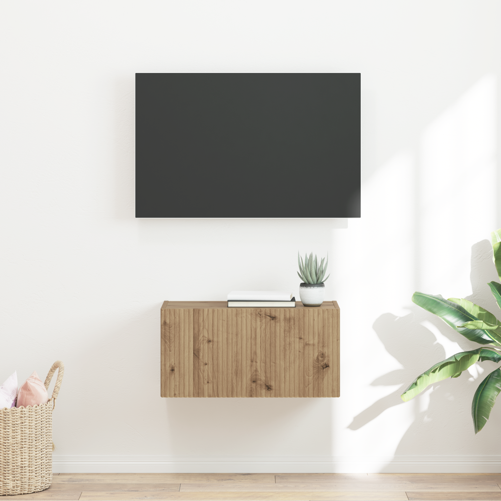 TV sieninė spintelė Meistrų ąžuolas 60 x 31 x 29,5 cm