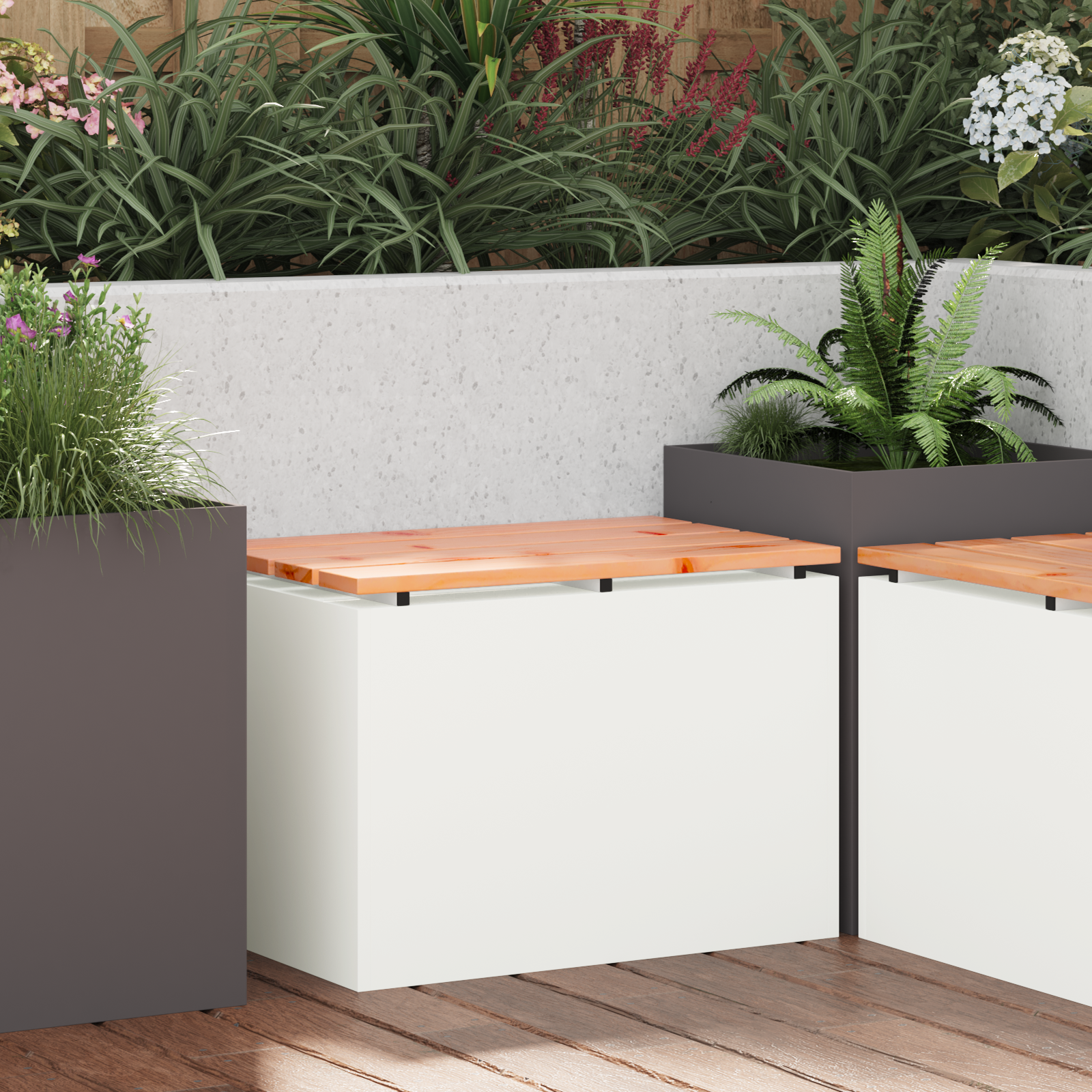 Sodo suolas Balta 60 x 40 x 43 cm Plienas