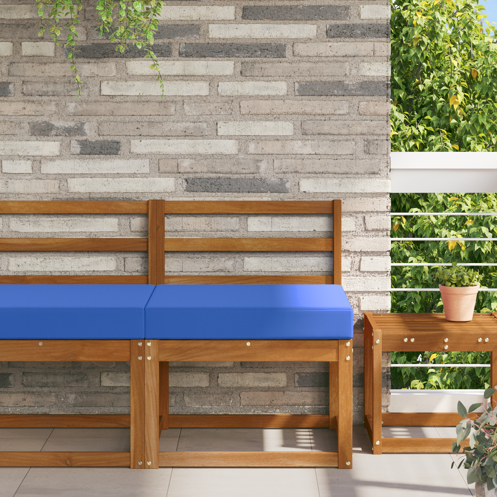 Lauko sofa pagalvėlė Karališka mėlyna 60 x 60 x 8 cm