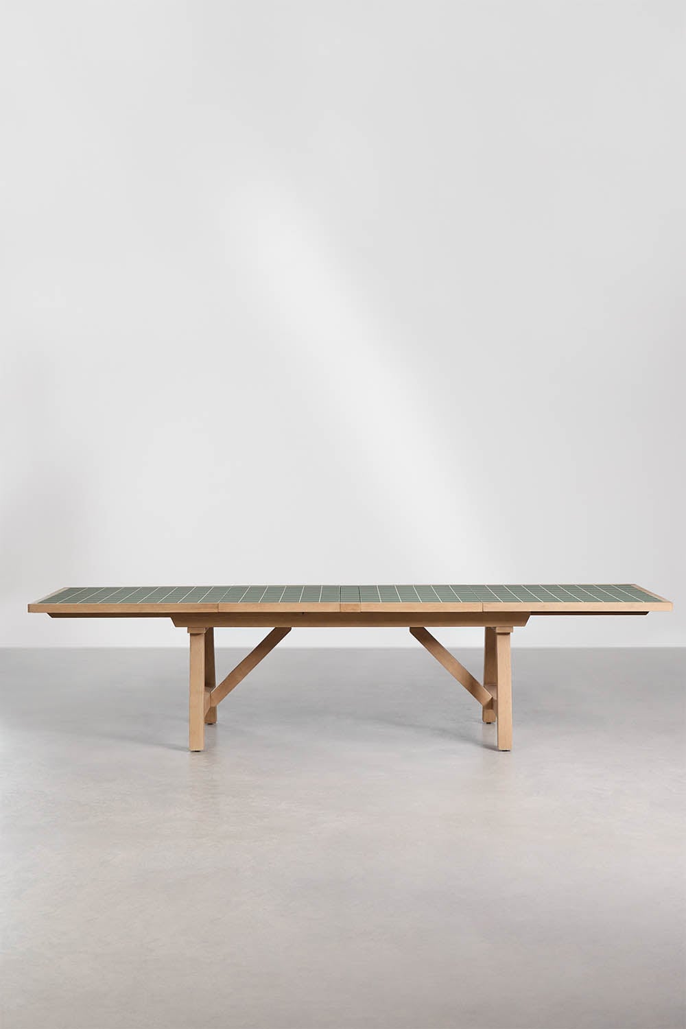 Ištraukiamas stalas DEXTER, 200-320 cm, rustykalus rudas