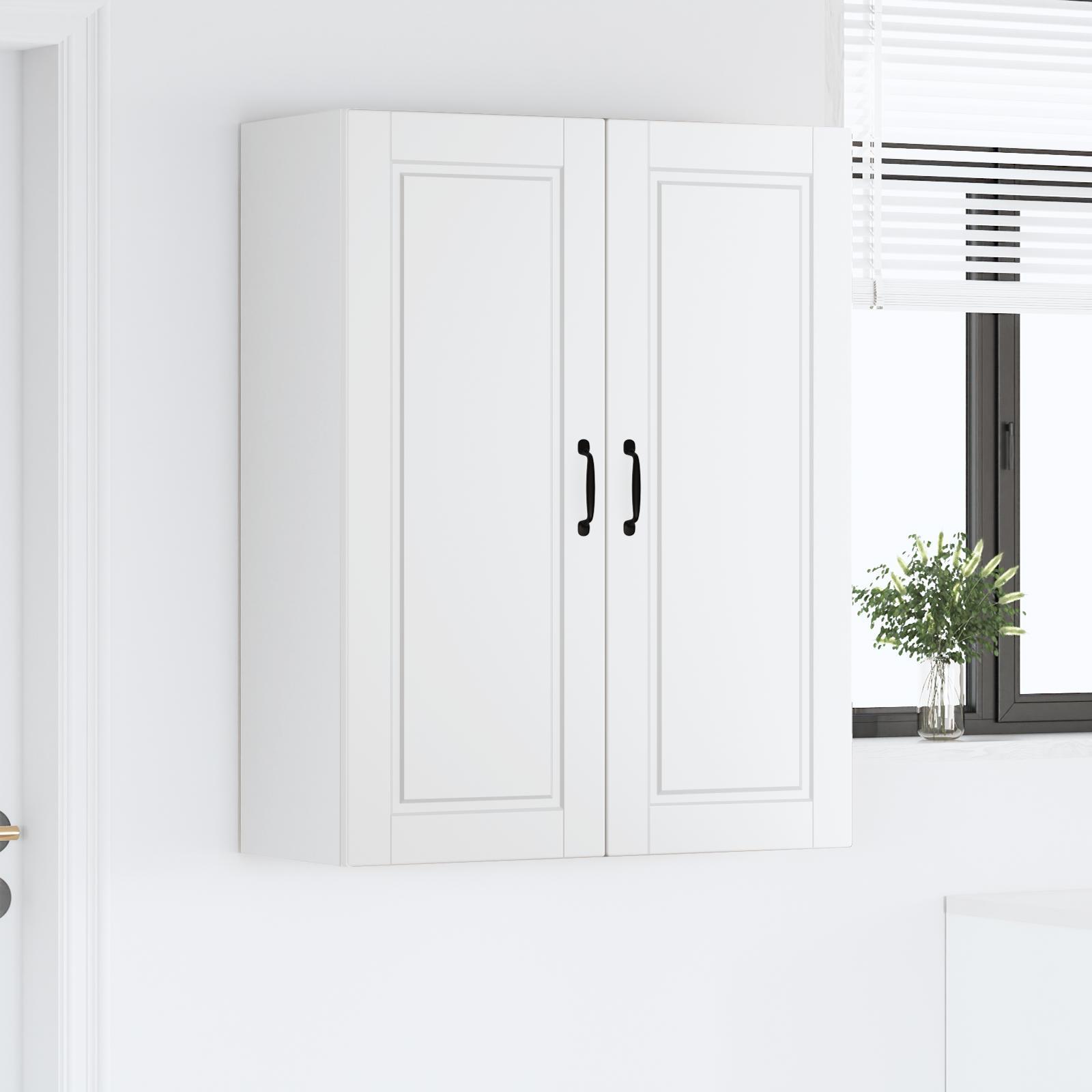 Virtuvės spintelė Balta 80 x 31 x 100 cm Apdirbta mediena