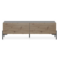 TV staliukas LAMMELO, juodas, 140 cm