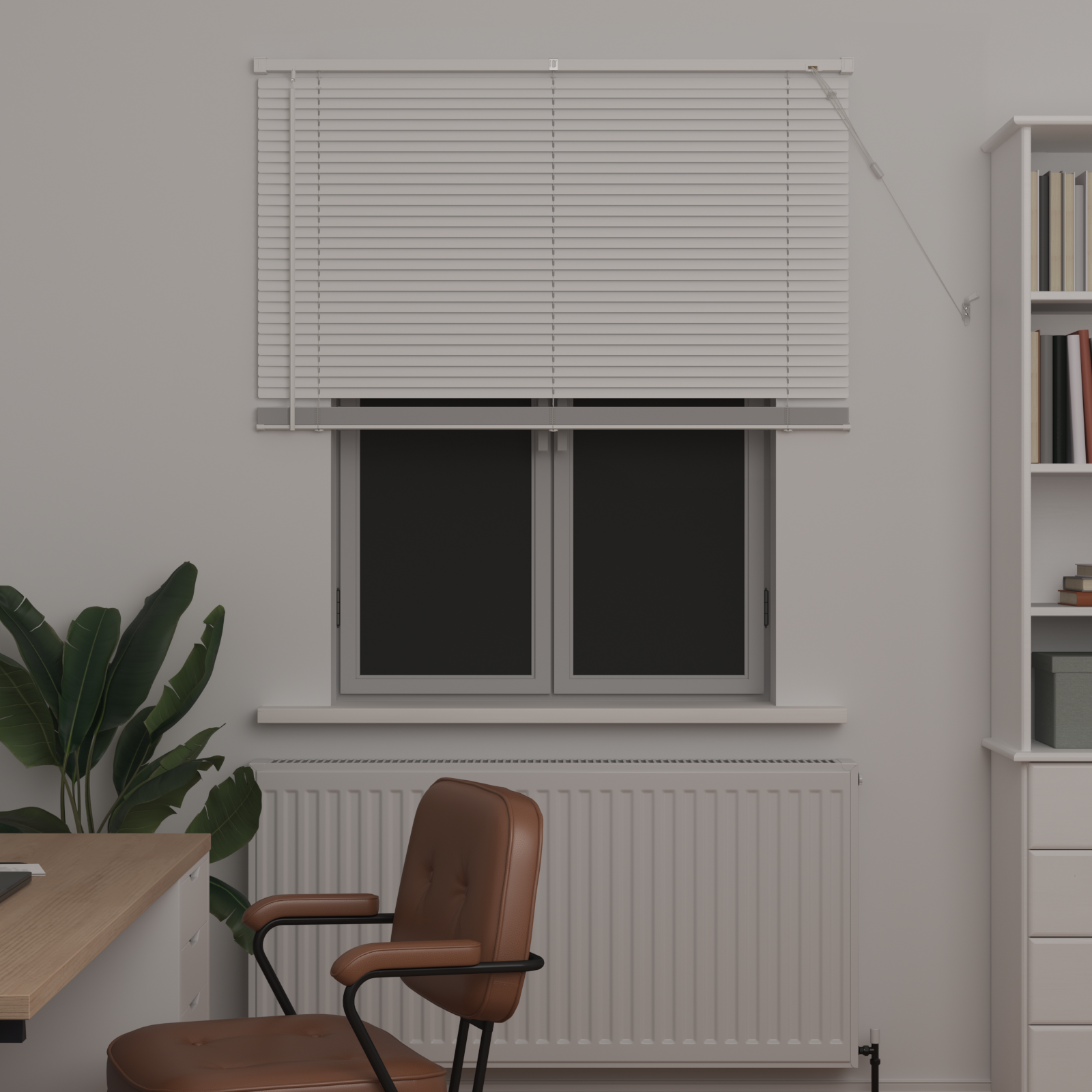 Venēcijas žalūzijas Regulējamas Baltas 150 x 120 cm PVC