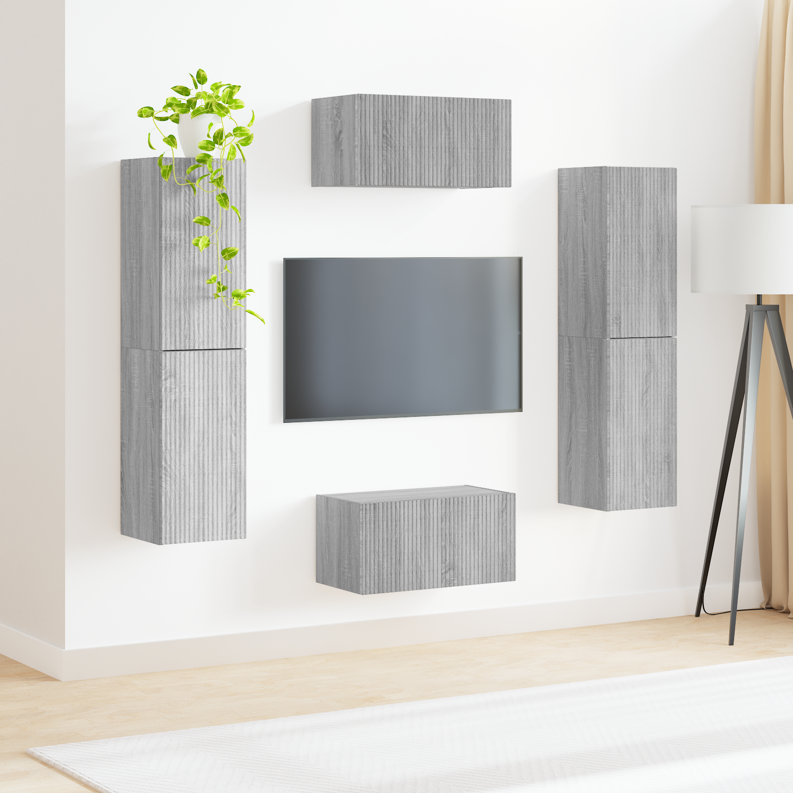 3 pcs Pilkas Sonoma