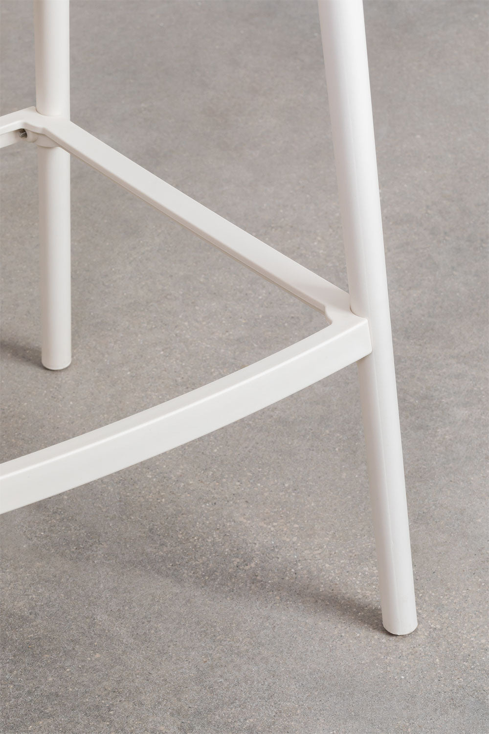 Bar Stool MEKANO, white, 75 cm