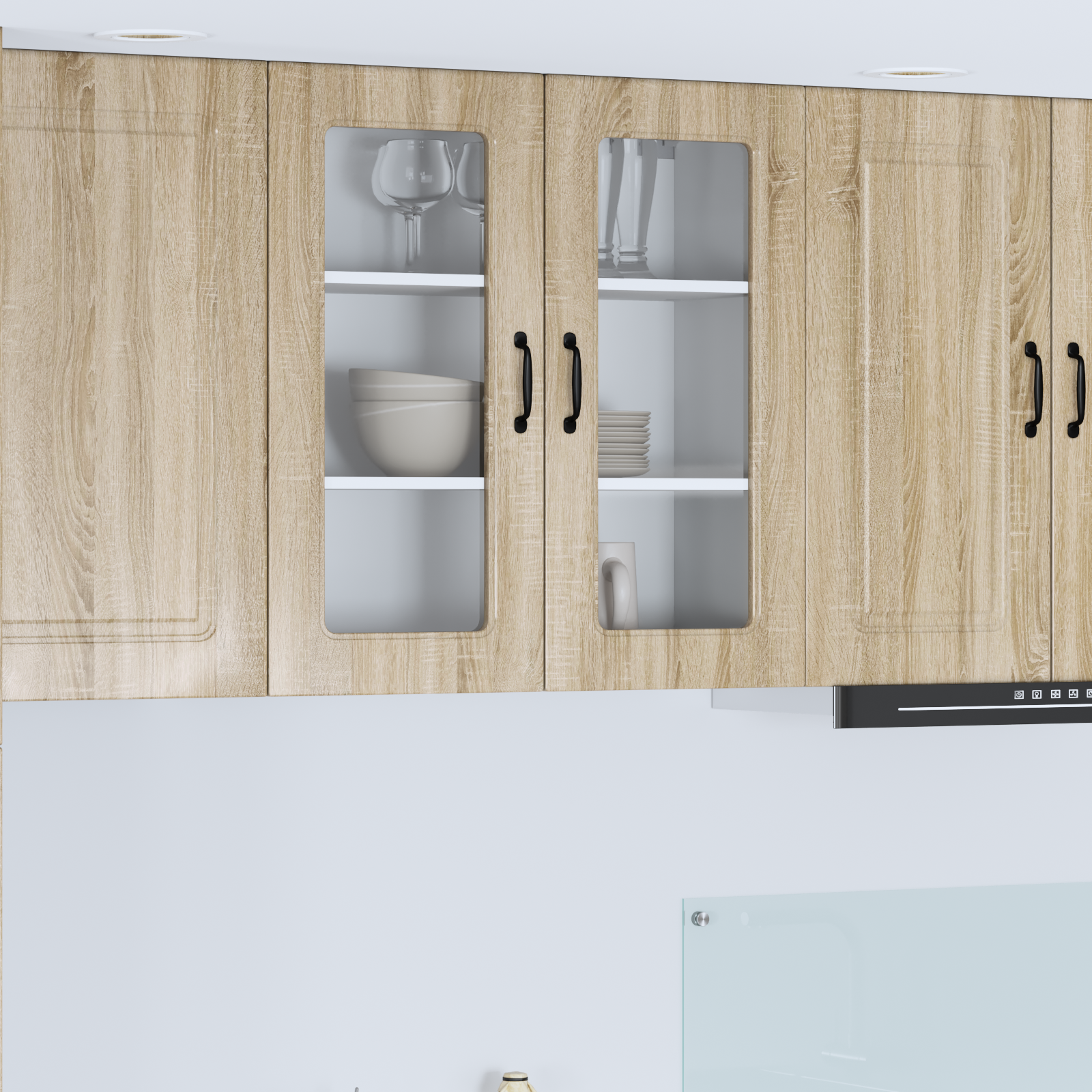 Kitchen Wall Cabinet Sonoma Oak 80 x 31 x 80 cm