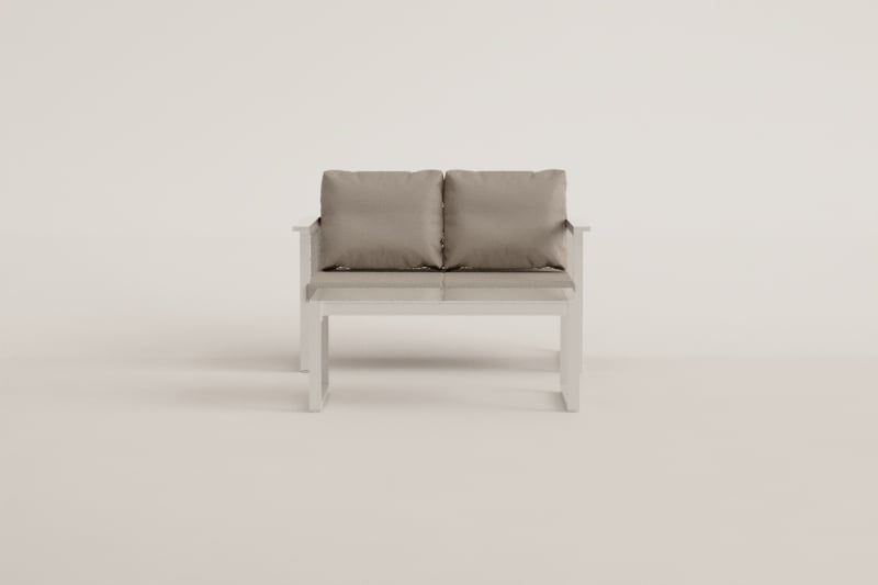 ALCANTO set, two-seater, olive green