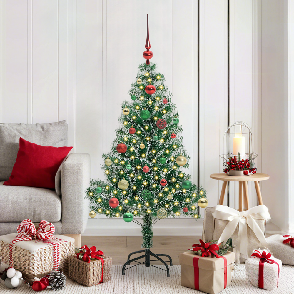 Artificial Christmas Tree With Snow and LED Light with 150 LEDs 150 cm