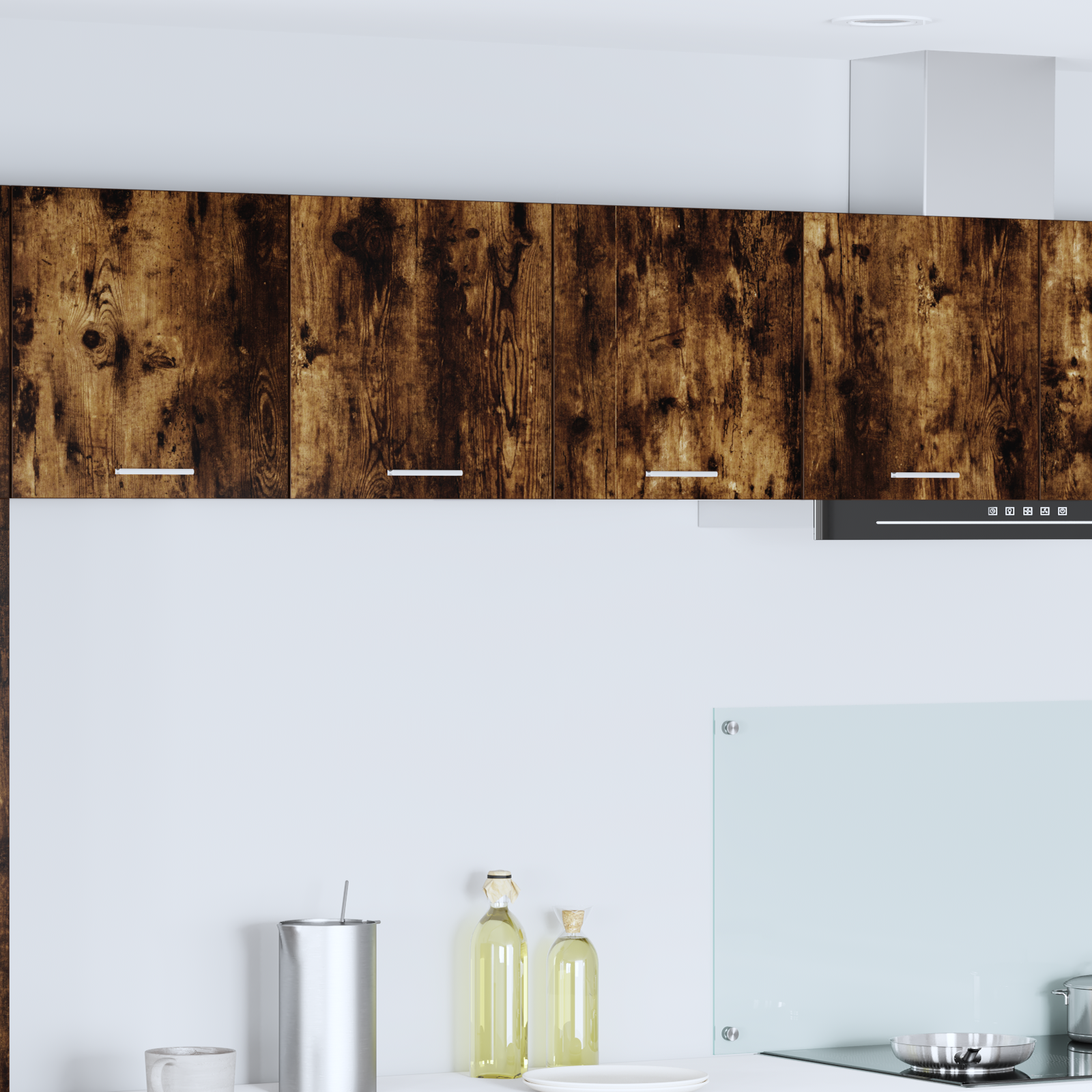 Wall cabinet Riga Smoked oak 80 x 31 x 40 cm