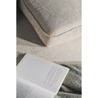 Kampinė sofa-lova HUGGLI, pilkai smėlinė, dešinė