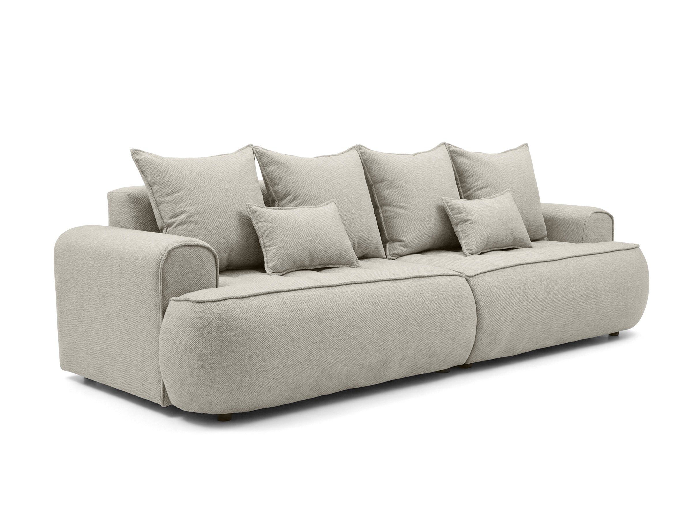 Sofa SAMUEL su miego funkcija, kreminis smėlinis