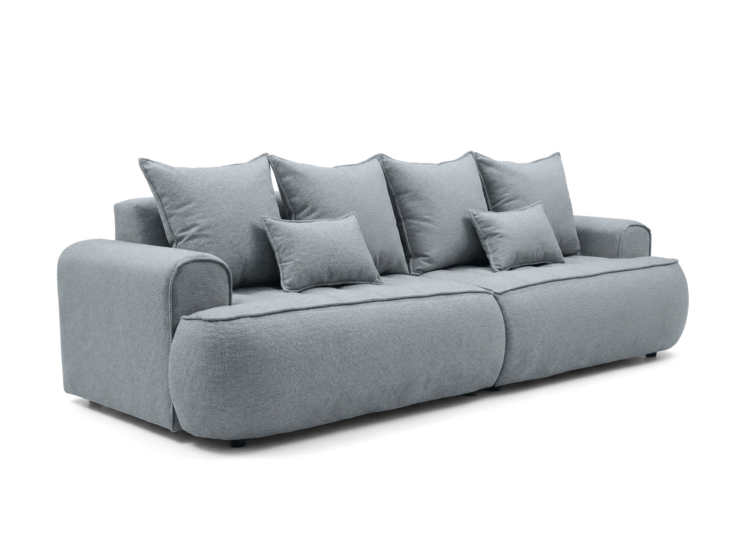 Sofa SAMUEL su miego funkcija, vidutinė pilka