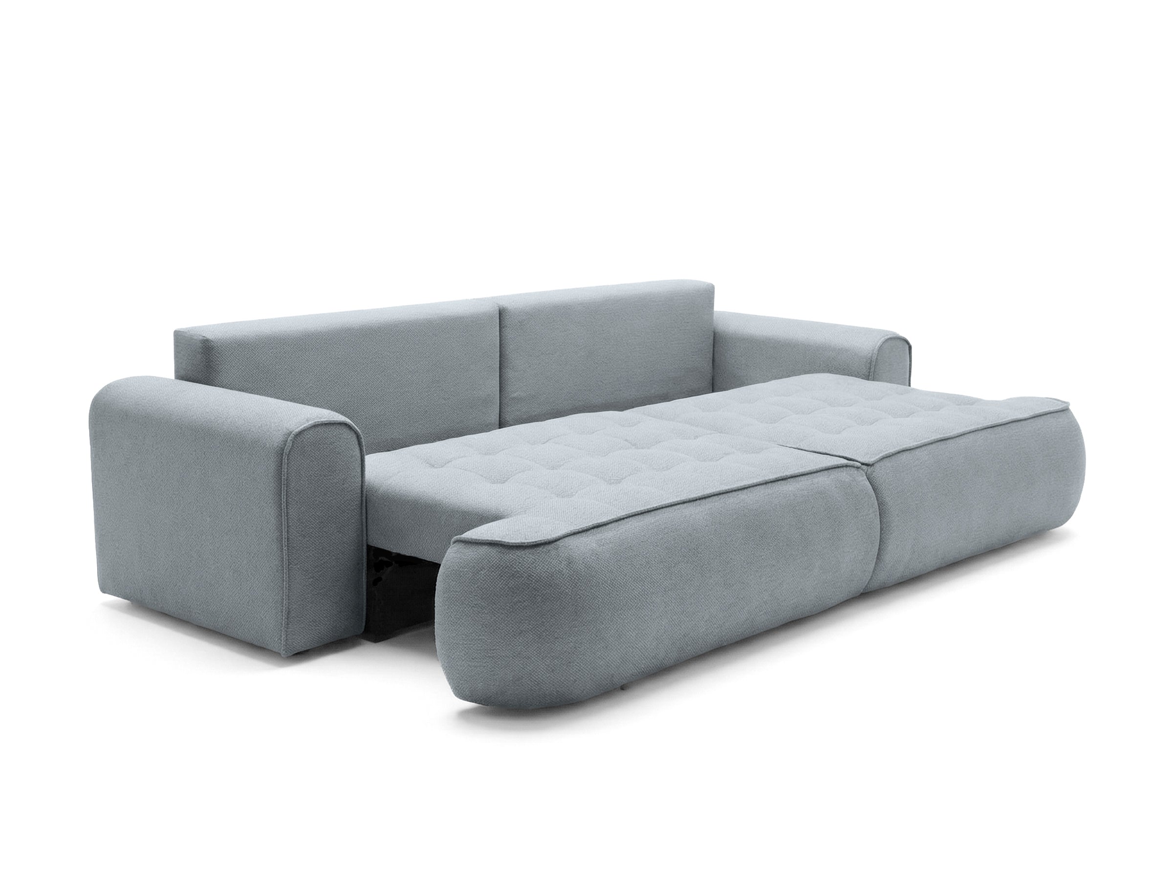 Sofa SAMUEL su miego funkcija, vidutinė pilka