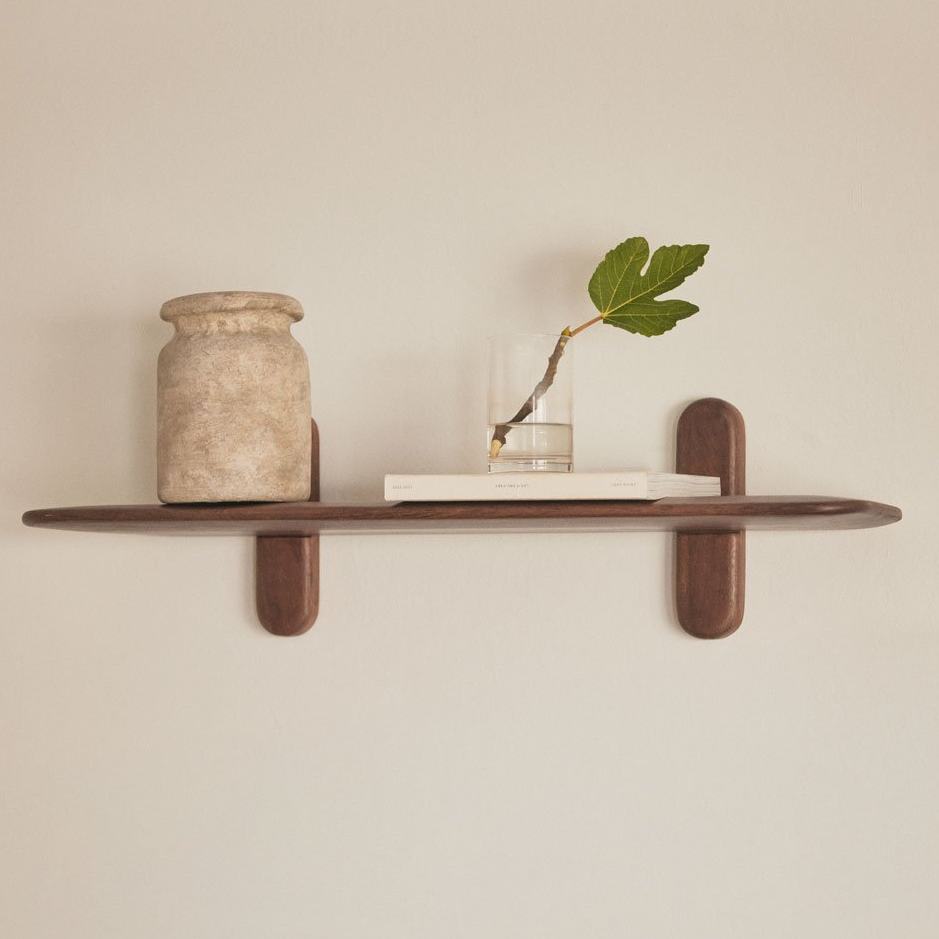 Wall shelf LORIUNO, wood