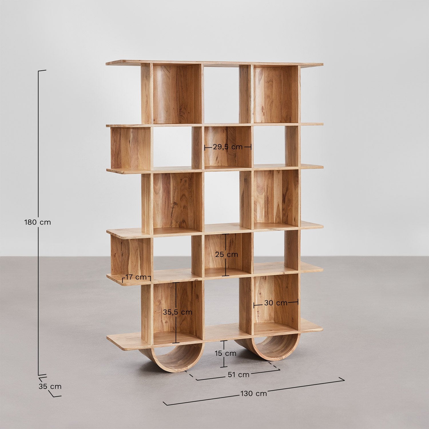 Lentyna FLIN, rusvai gelsva mediena, 180x130 cm