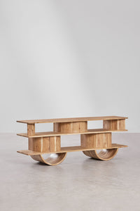 Lentyna CALOORA interjere knygoms ir dekorui su tvarkingu siluetu