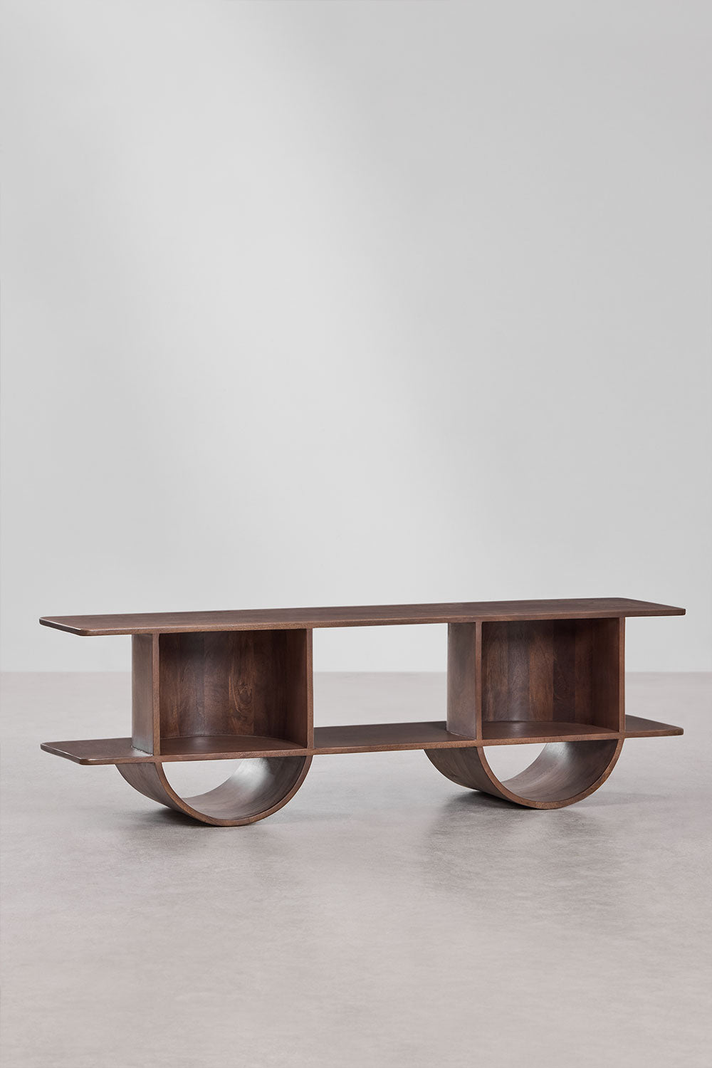 Lentyna FLIN, tamsaus medžio, 150x45 cm