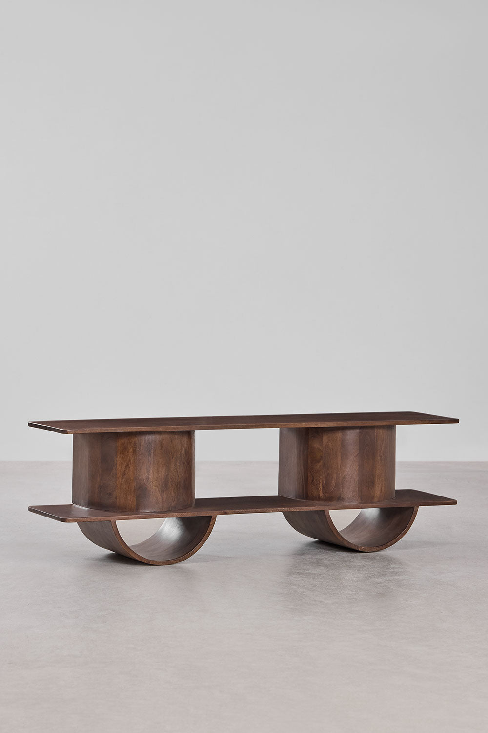 Lentyna FLIN, tamsaus medžio, 150x45 cm