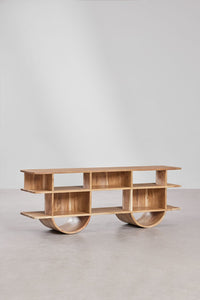 Lentyna CALOORA šoninis vaizdas atskleidžiantis konstrukciją