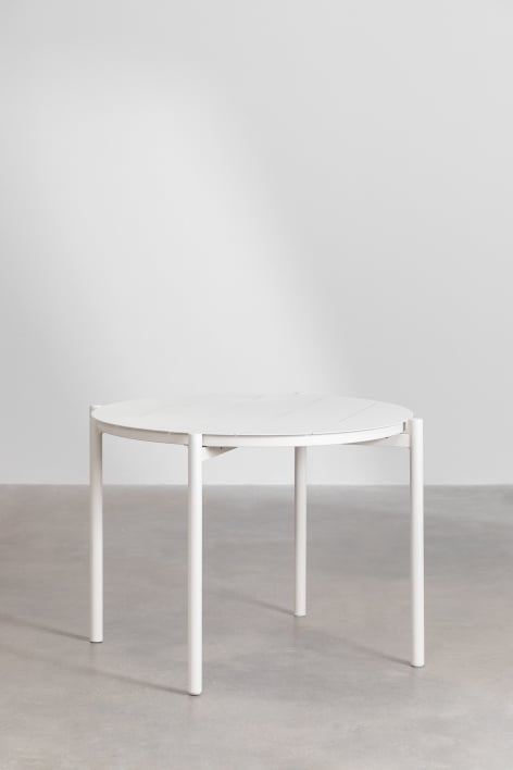 BOKA outdoor chair, white stone