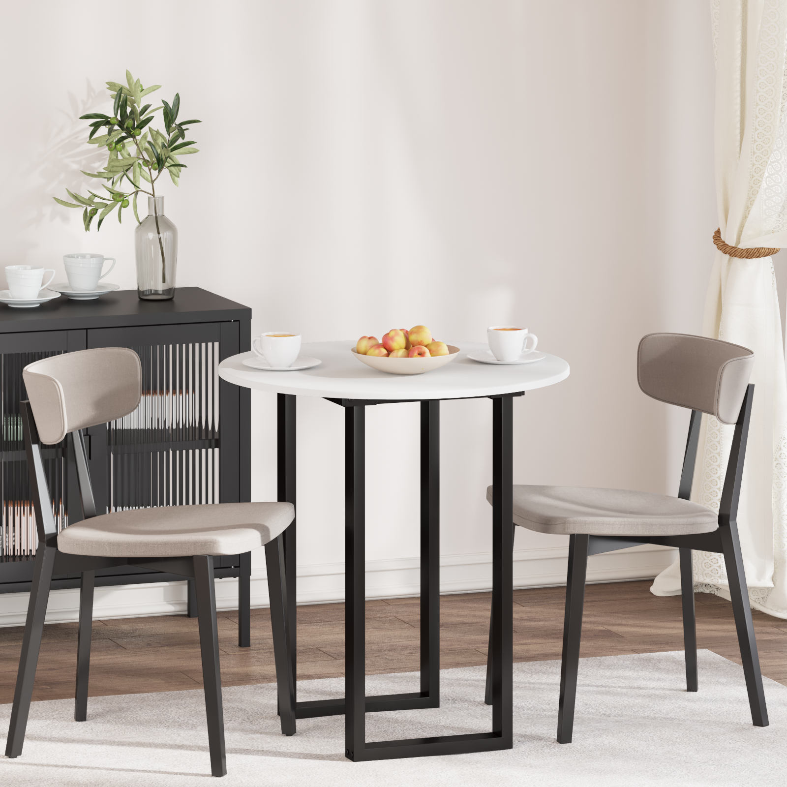Tabletop White 70 x 70 x 1.5 cm Engineered wood