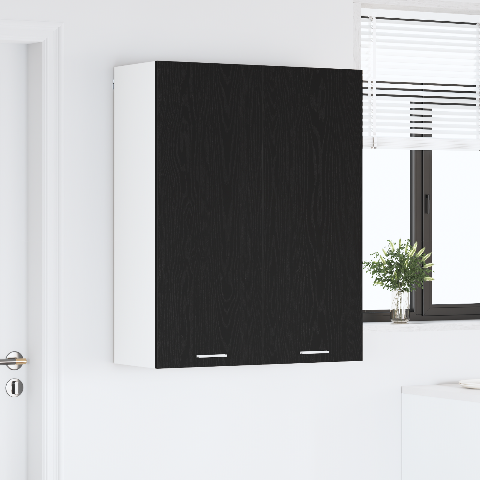 Pakabinama spintelė Riga Juodas ąžuolas 80 x 31 x 100 cm