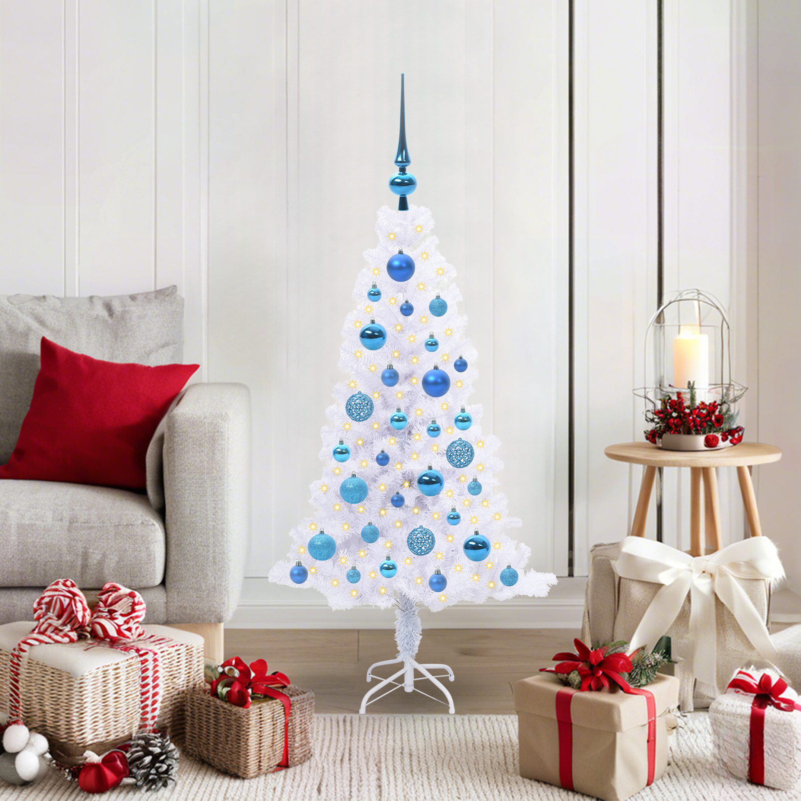 Artificial Christmas tree SNOW GROVE, with 150 LED White 120 pcs.
