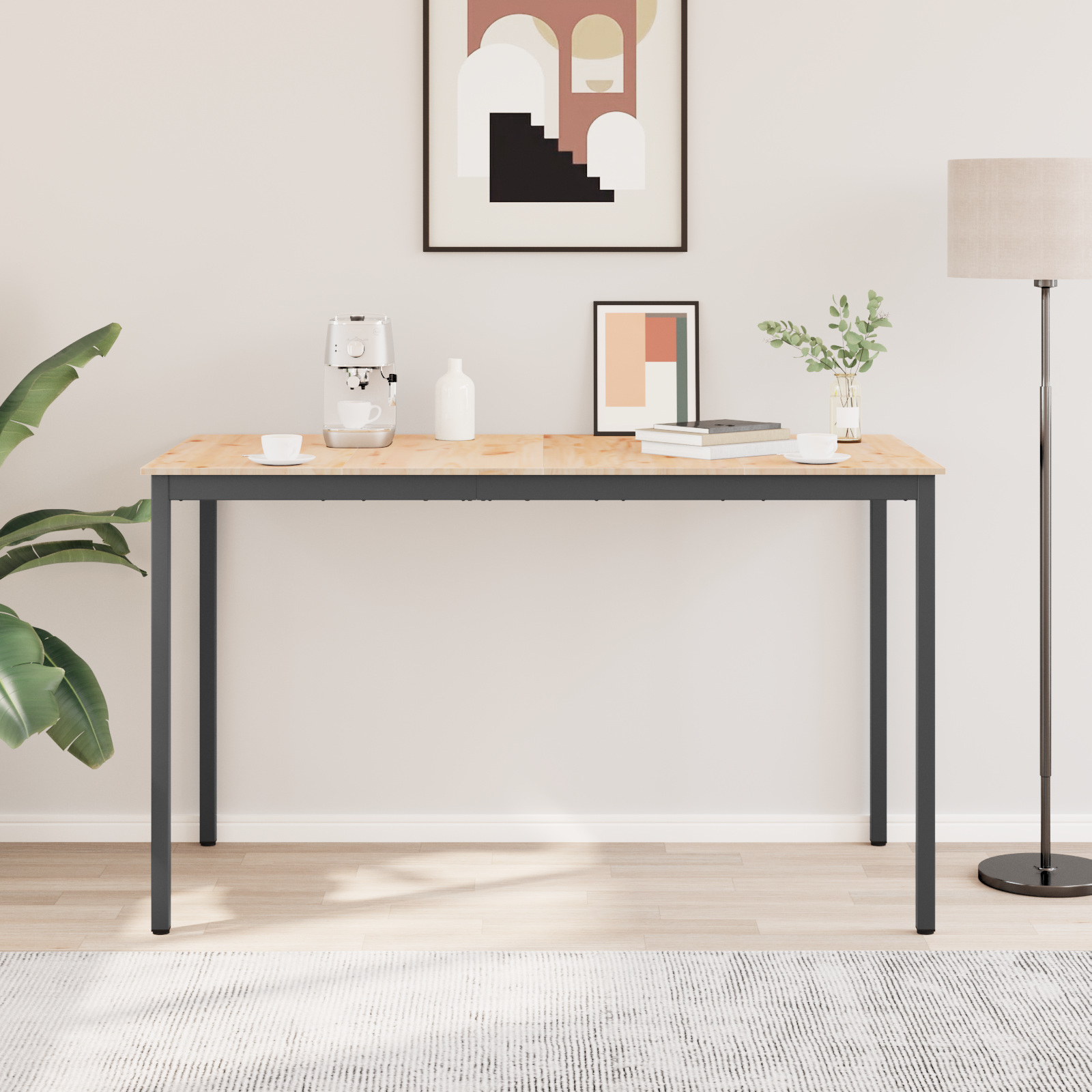 Baro stalas Natūrali 110 x 55 x 105 cm Kietos pušies mediena