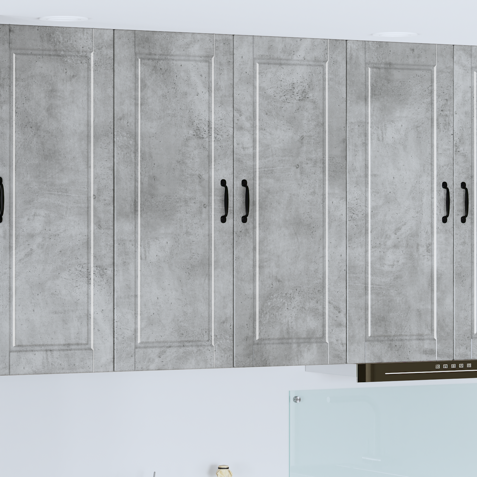Virtuvės spintelė su lentyna Betono pilka 80 x 31 x 100 cm