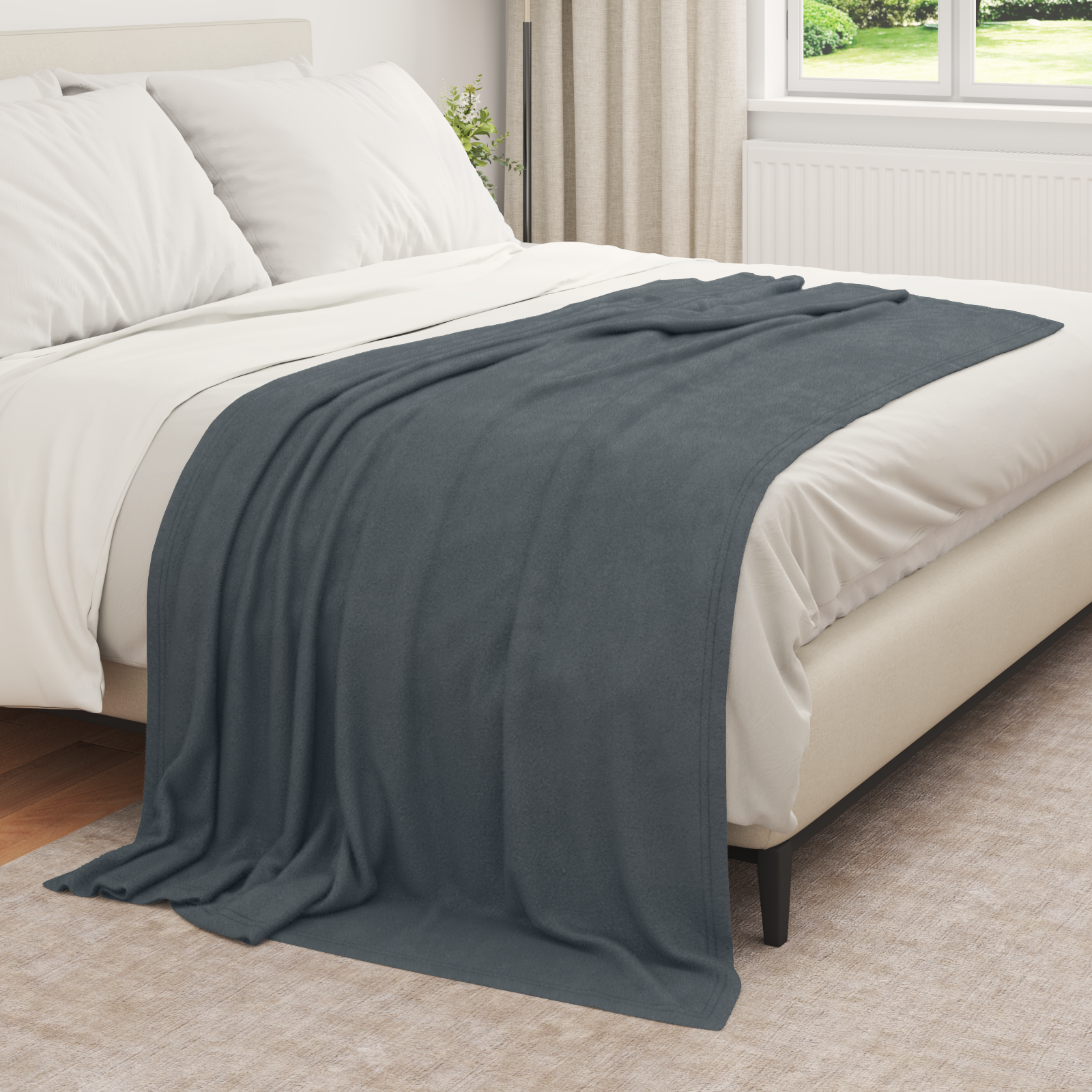 Mesti antklodės 6 pcs Tamsiai pilka 210 x 140 cm Flysas