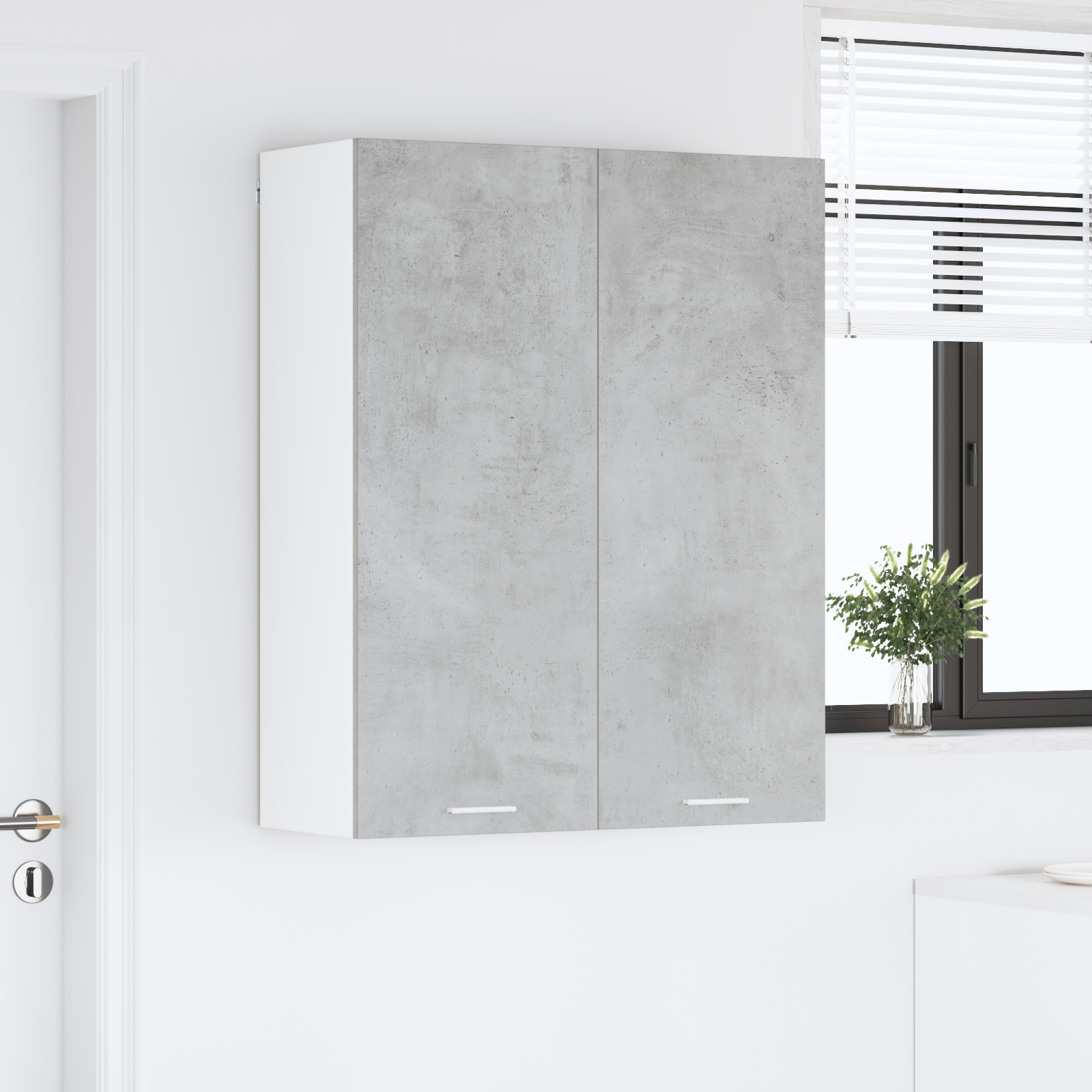 Pakabinama spintelė Riga Betono pilka 80 x 31 x 100 cm