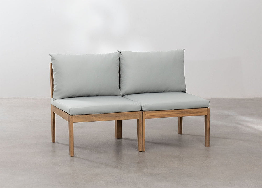 MODULO two-seater sofa, grey