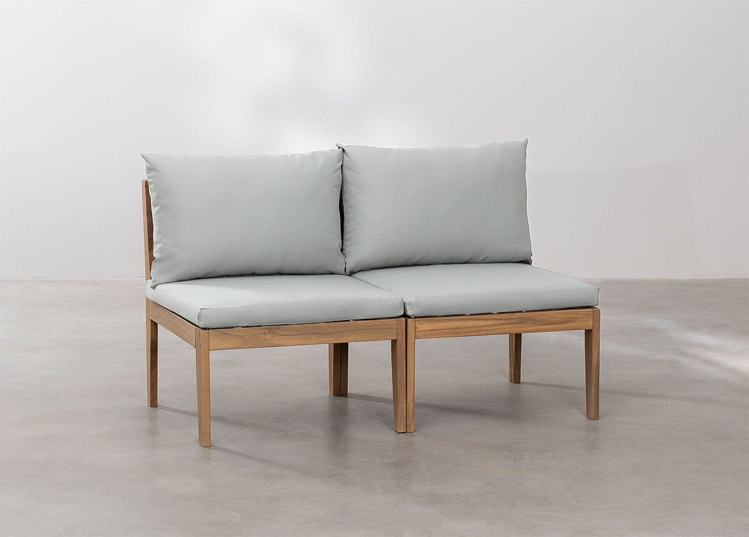 Sofa MODULO, dvivietė, pilka