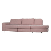 "Family" 2,5 vietų sofa, rožinė spalva - Namų Idėja