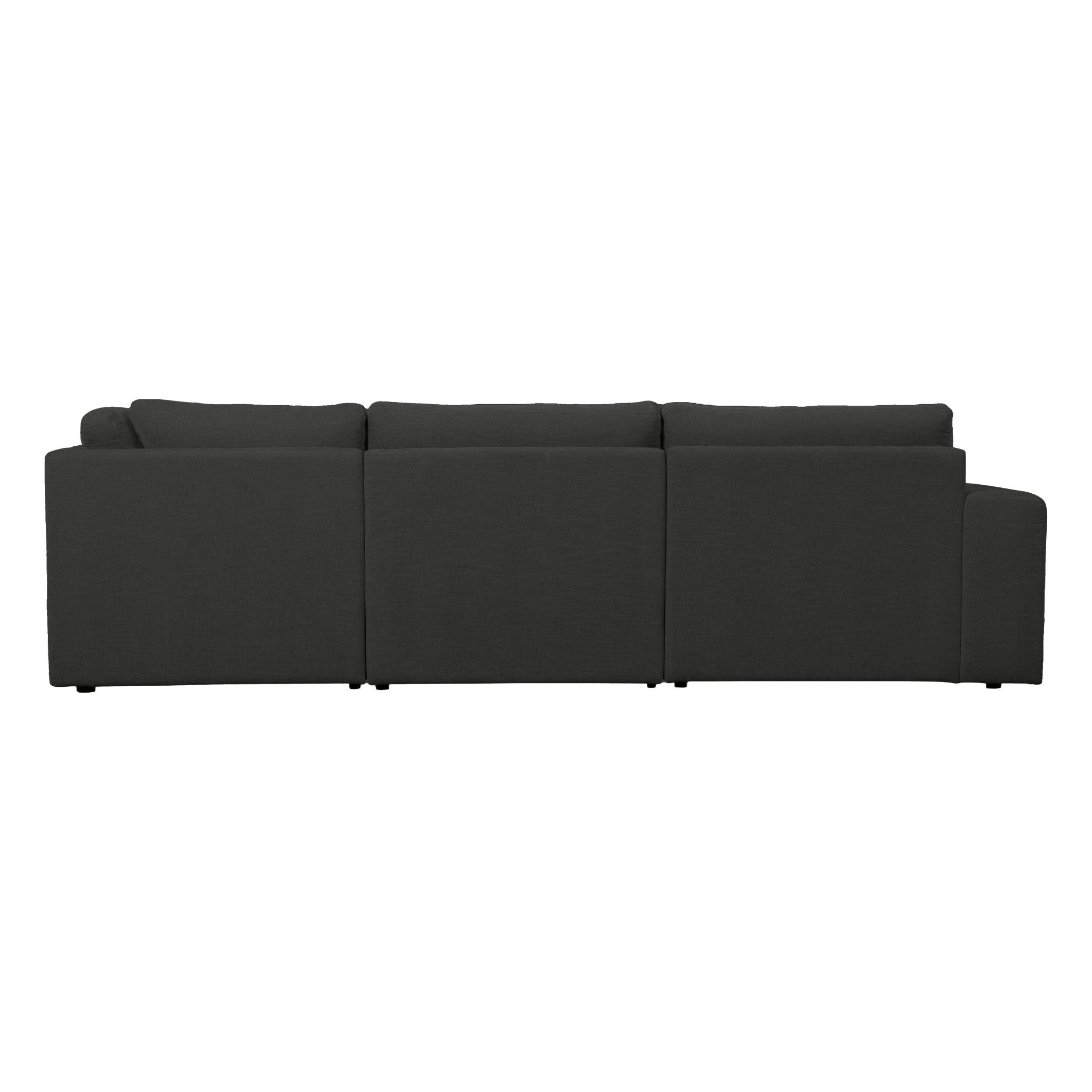 "Family" dešinės pusės kampinė sofa, antracito spalva - Namų Idėja