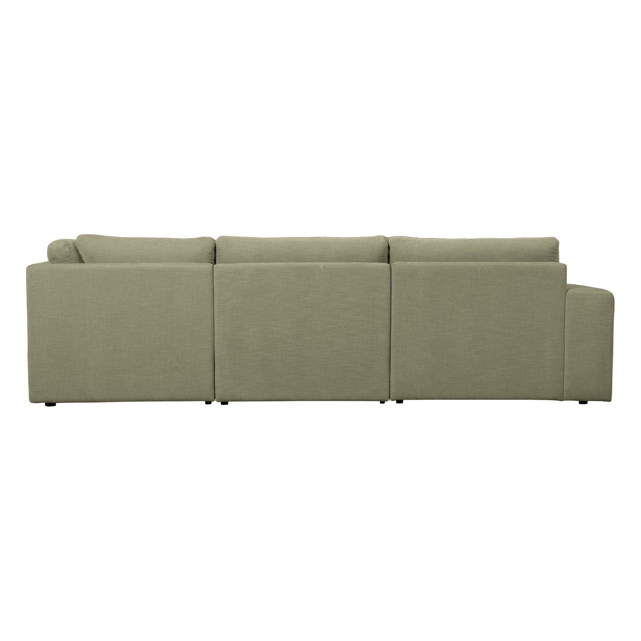 "Family" dešinės pusės kampinė sofa, žalia - Namų Idėja