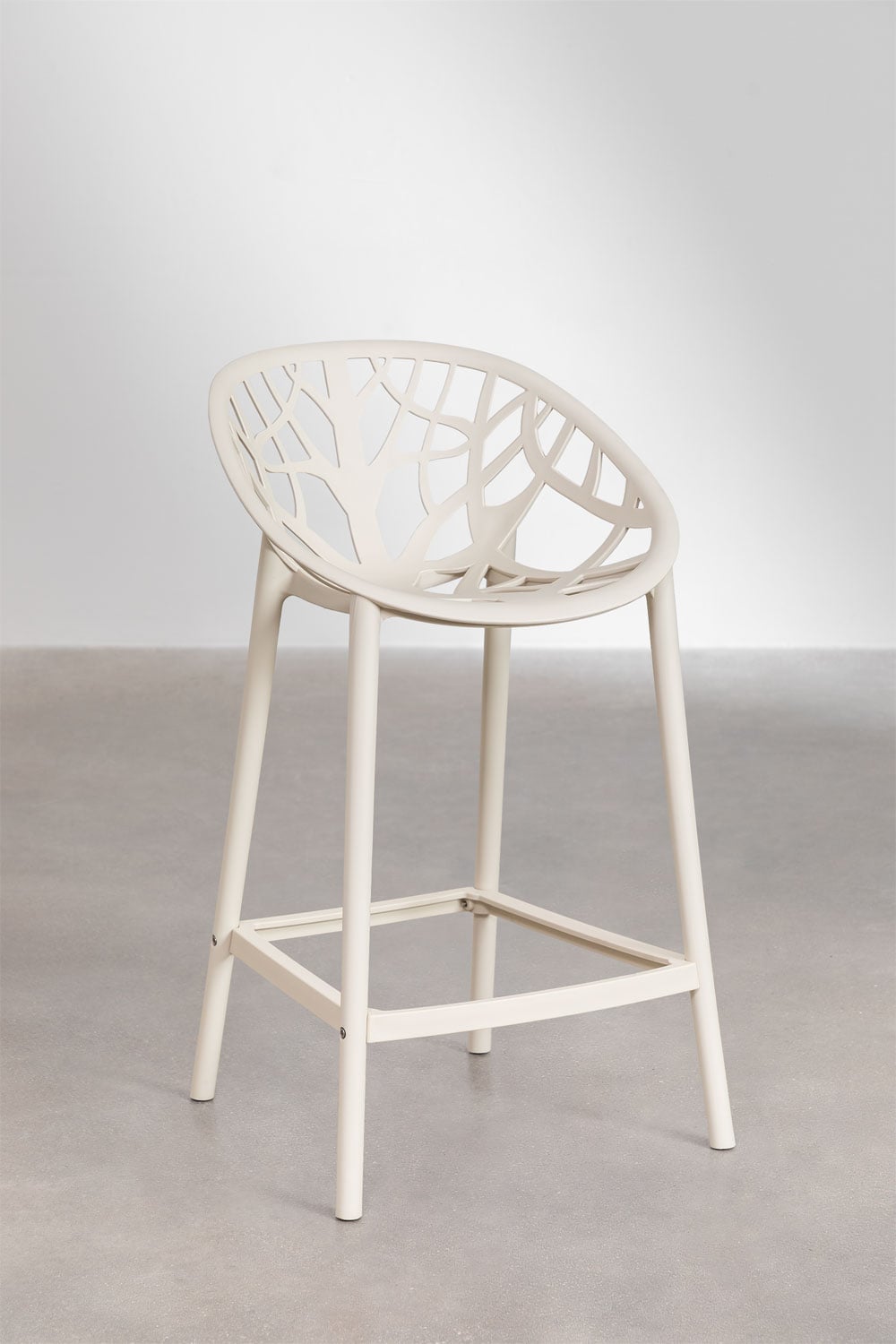 Bāra krēsls MEKANO, krēmkrāsas, 65 cm