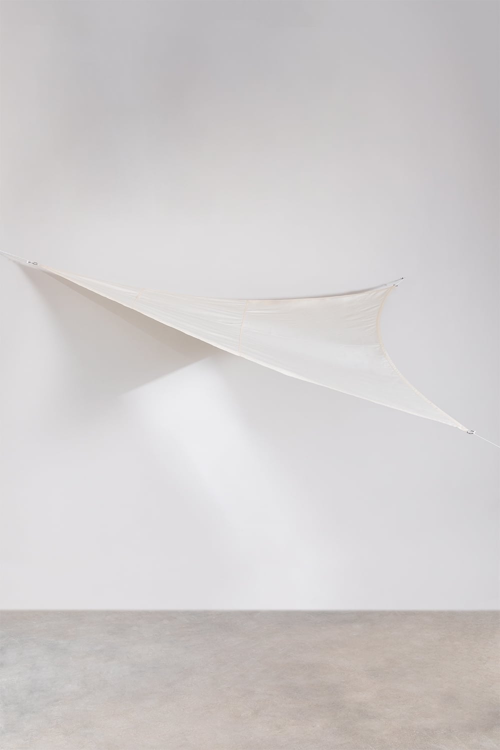 URUJULA triangular outdoor awning, white
