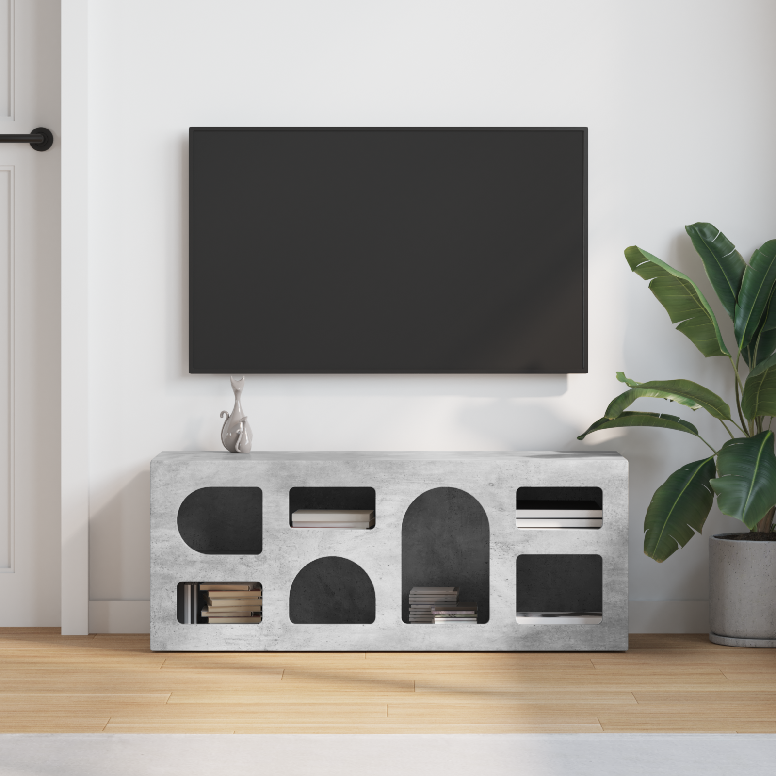 TV Cabinet Concrete Grey 100 x 35 x 40 cm