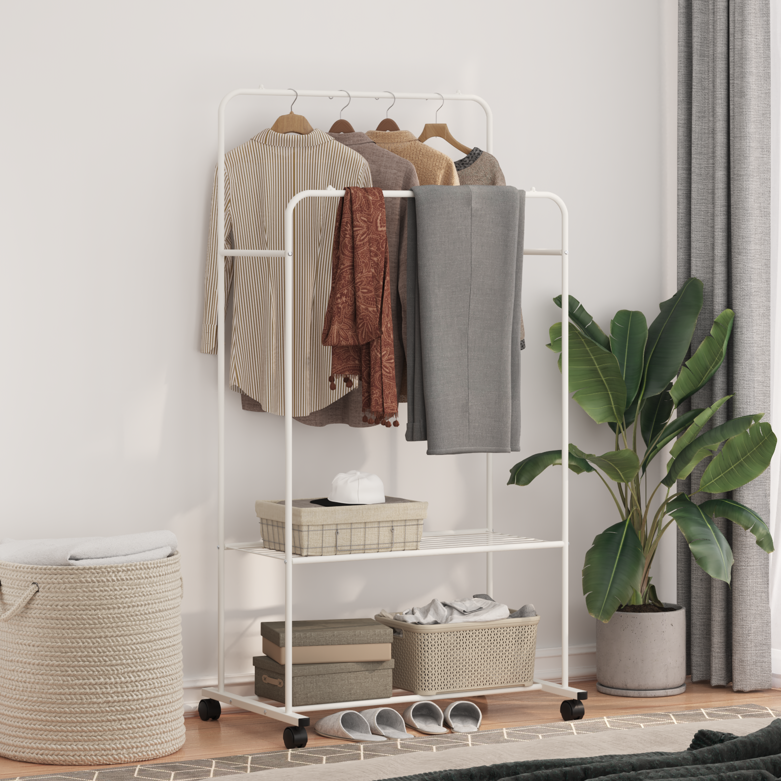 Clothing Rack Simple White