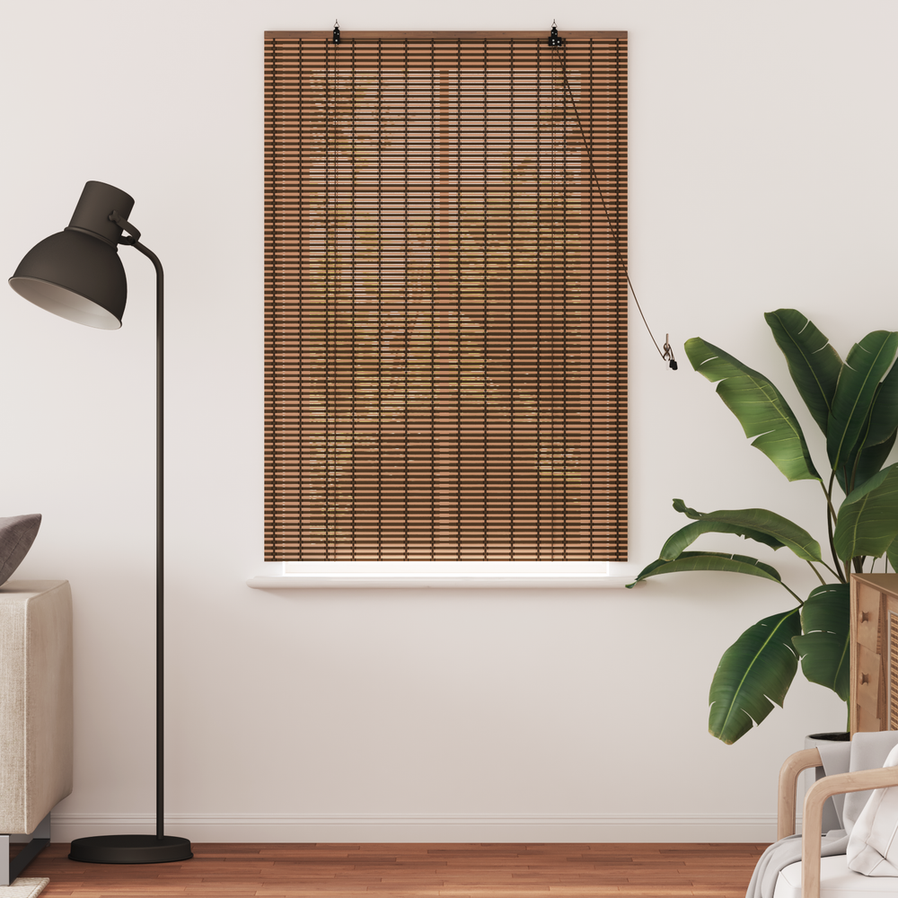 Roletas su užuolaidomis Ruda 80 x 160 cm bambukas