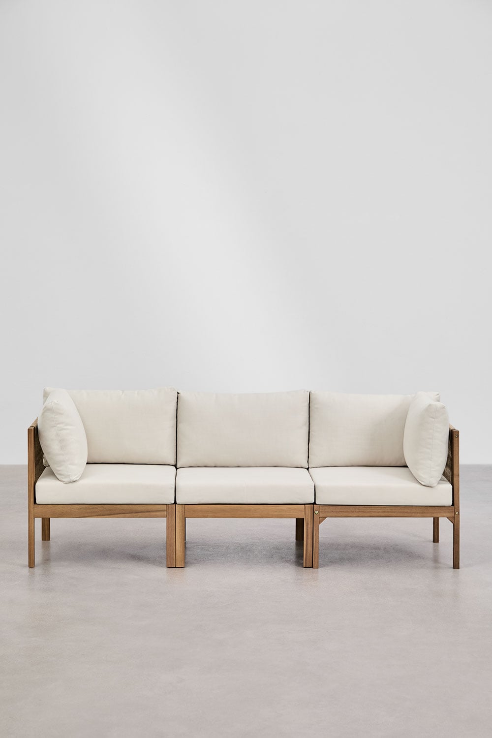 Lauko trivietė sofa PARMA, terakota