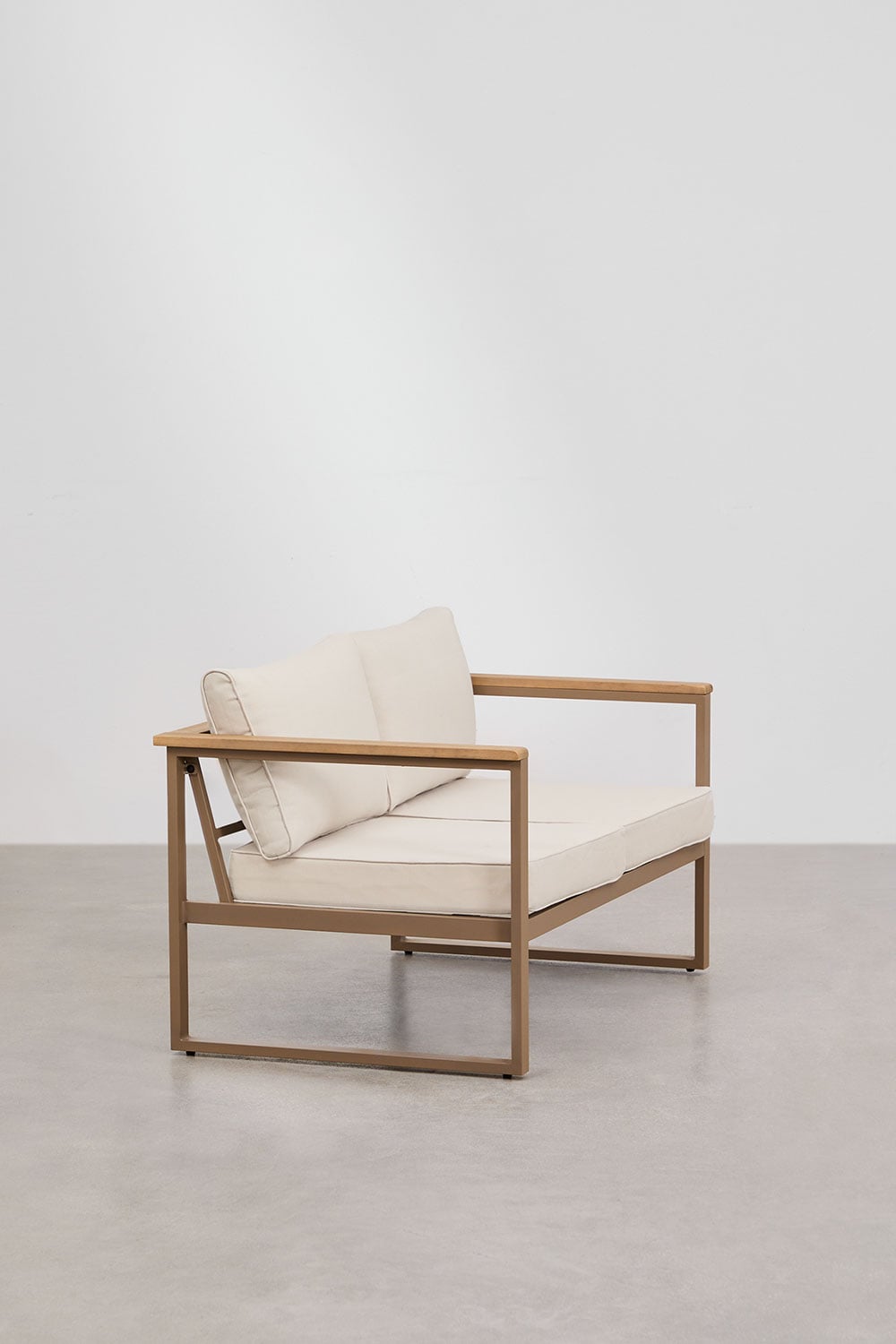 Sofa ALCANTO, two-seater, mocca brown