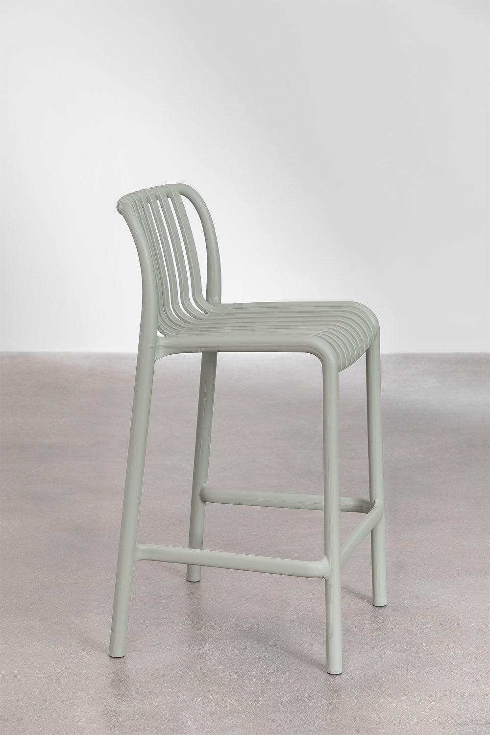 WENDELL high outdoor chair, avocado, 65 cm